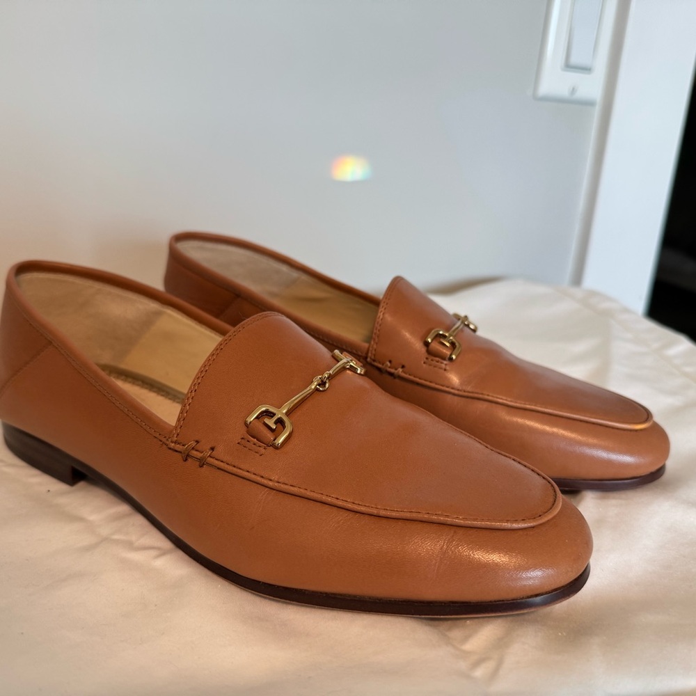 Women’s Tan Leather Loafers